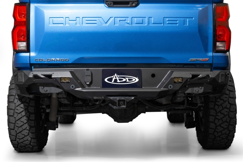 Chevrolet Colorado Bumper - Rear - Addictive Desert Designs - Phantom - Hammer Black - `23-`24